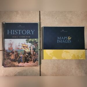 The Good And The Beautiful- History Year 2- Coarse Book And Maps & Images Book